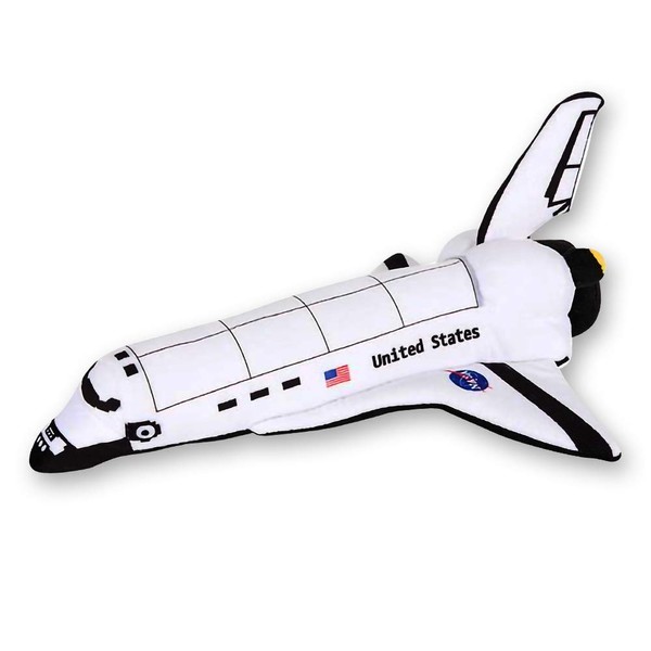 ArtCreativity Stuffed Space Shuttle - 14" Soft Cuddly Astronaut Toy