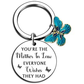 Mother In Law Gifts Mama Keychain Mom-In-Law Birthday Gifts From Daughter Mother Of The Groom Gift Keychain For Christmas Mothers Day Gift For Mothers-In-law