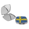Island Gifting - Sweden Flag - Square Compact Mirror -