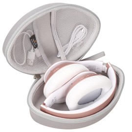 Aproca Grey Portable Hard Storage Case,for Glynzak Wireless Bluetooth Headphones Over Ear 65H Playtime HiFi Stereo Headset