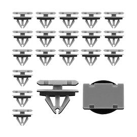 zipelo 20 PCS Rocker Moulding Clips, Car Fender Exterior Trim Clips, Replacement OEM Number: 68172491AA 68271803AA 68395627AA 11571175, 12mm Auto Rocker Flare Moulding Clips, Car Accessories