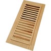 Homewell Red Oak Wood Floor Register Vent, Drop in Vent,