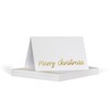 Christmas name place cards | folded table name cards for