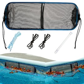 Pool Skimmer Screen Guard, Anti Rust Swimming Pool Skimmer Leaf Guard Net Blocker for Inground Above Ground Vinyl Lined, Pool Skimmer Leaf Catcher with Fine Mesh & Ultra Fine Mesh Easy to Install