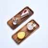 Handmade Solid Acacia small wooden tray (12.6x5x0.8inches) Wood rectangle trays