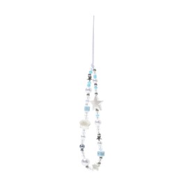 BelleVive Beaded Camera Wrist Strap, cute digital camera charm, lanyard, phone charms, strap, anti-loss hand strap, beaded camera chain for phone bag, keychain, Blue