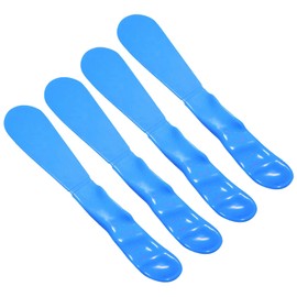 4PCS Autoclavable Ergo Handle Spatula, Dental Straight Spatula, Dental Alginator Mixer, Mixing Spatula Alginate Spatula Plaster Spatula 4 Blue