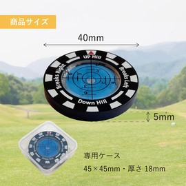 Golf Marker, Level, Stylish, Popular, Golf Putter Practice, Original, Level, Incline, Golf Present, Gift, Father's Day, Competition (2 Pieces)