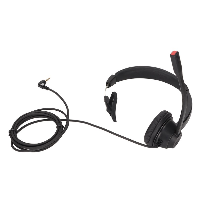 2.5mm Telephone Headset Noise Reduction Unilateral Elbow Plug Customer Service