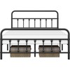 Yaheetech Classic Metal Platform Bed Frame Mattress Foundation with Victorian