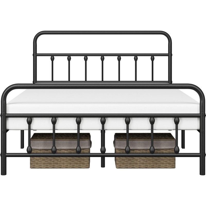Yaheetech Classic Metal Platform Bed Frame Mattress Foundation with Victorian