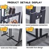 6 Arm Clothing Rack with Wheels, Clothing Display Racks for