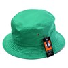 NEWHATTAN Stonewash Bucket Hat 1500 - kellygreen