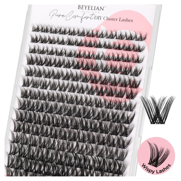 BEYELIAN BEYELIAN Lashes Clusters D Curl 182 Pcs 10-16mm Cluster