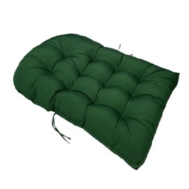 GPPSUNGD Hanging Egg Chair Cushion 47 X 35 in Waterproof Indoor/Outdoor Hammock Chair Cushion Washable Hanging Basket Seat Cushion (without Chair) (Dark Green)
