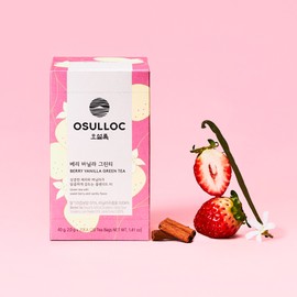 Osulloc [오설록]베리 바닐라 그린티 20입 (원산지:상세설명참조) [Osulloc] Berry Vanilla Green Tea 20 bags (Origin: See detailed description)