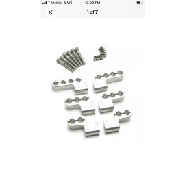 6pc. Ignition Wire Loom Set Billet Clear. Best looking/ function Top Seller USA