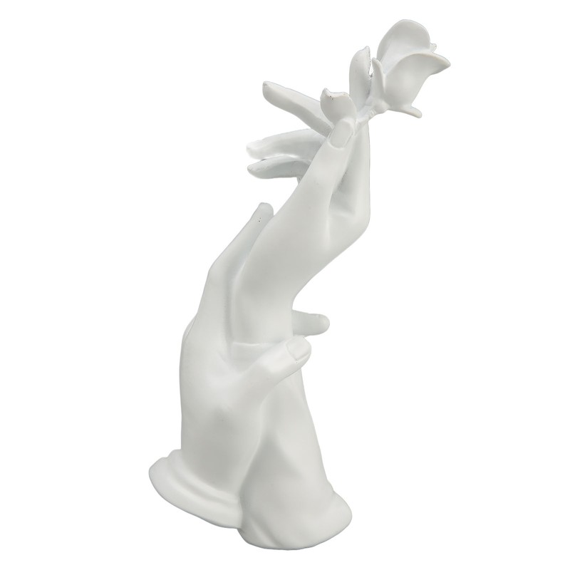 Hand Display Stand White Resin Smoothing Elegant Multifunction Jewelry Display