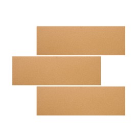 High Density Cork Sheet - 915mm x 305mm - 4mm Thick - 3 Pack
