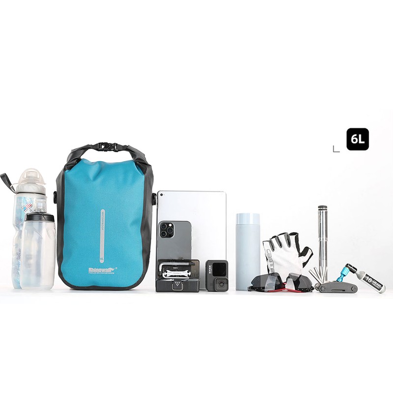 6L Bike Quick Release Bike Front Fork Bag Waterproof Cycle