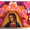 Unbranded RK216 Our Lady of Guadalupe Psychedelic Virgin Mary Cotton