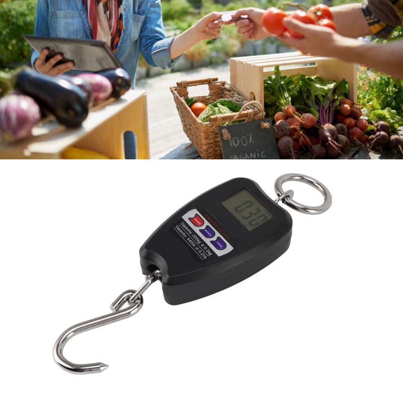 Portable Electronic Scale High Accuracy Digital Hanging Scale 200kg Weight