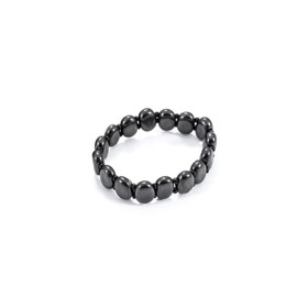 SN NATURSTEIN UG Precious Stone shungite Directly from Karelia: Eclipse Bracelet for Women