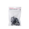 Office Depot® Brand Binder Clips, Small, 3/4" Wide, 3/8" Capacity, Black, Pack of 24