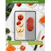 Titanium Cutting Boards for Kitchen, 2 in 1 Non Toxic