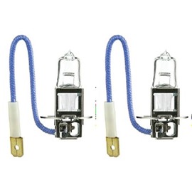 Pack of 2, H3 12V 55W Halogen Automotive Bulb 55 Watt 12 Volt PK22S Long Life Auto