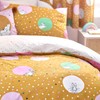 Peter Rabbit™ Dotty Single Duvet Cover Set, Polyester, Cotton, Ochre