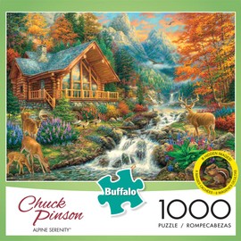 Buffalo Games - Alpine Serenity - 1000 Piece Jigsaw Puzzle with Hidden Images