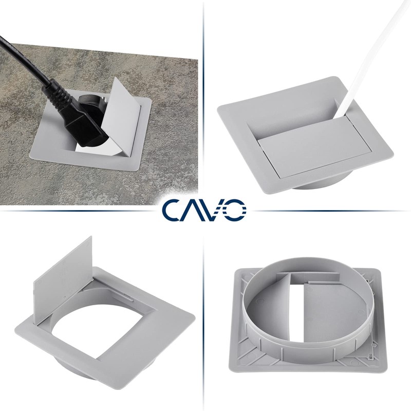 CAVO Set of 10 cable passages (70 x 70 mm,