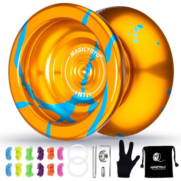 MAGICYOYO N11 Professional Unresponsive Alloy Yoyo Dual Purpose Trick Yo
