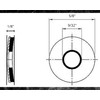 100 Qty #6 Stainless Steel EPDM Bonded Sealing Neoprene Rubber
