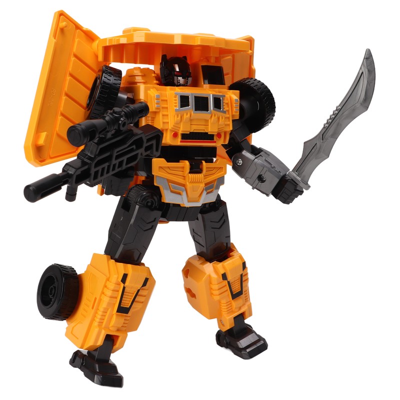 Transformation Robot Toy 2 Forms Flexible Joints Drop Resistant Educational