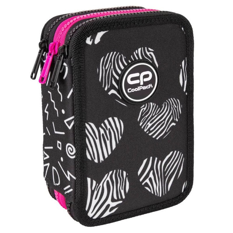 CoolPack XXL Pencil Case Boy, Pencil Case Large 44 Pieces