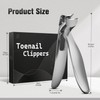FERYES Angled Head Long Handled Toenail Clipper for Seniors -
