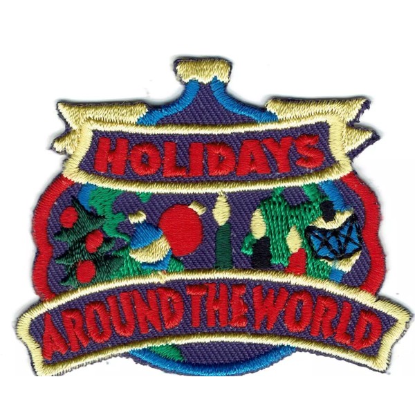 Girl Boy Cub HOLIDAYS AROUND THE WORLD Fun Patches Crest