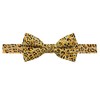 Jacob Alexander Boys' Cheetah Animal Print Pre-Tied Adjustable Banded Bow