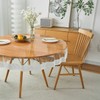 Clear PVC Tablecloth, 100% Waterproof Vinyl Table Cloth, Oil Proof