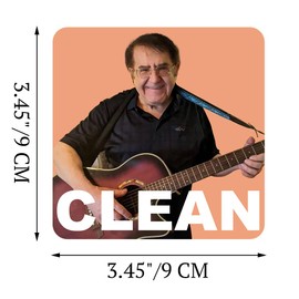 Dishwasher Magnet Clean Dirty Sign Indicator -Dr Now Clean Dirty Dishwasher Magnet - Kitchen Dish Washer Magnet - Waterproof and Double Sided Flip with Bonus Adhesive Metal Plate