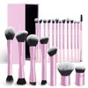 MAANGE 20 Pcs Makeup Brushes with Gift Box, Double-End Multi-functional
