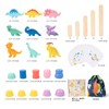 Shinse Dinosaur, Building Blocks, Balance Game, Stacking Toy, Enjoyable, Wood,