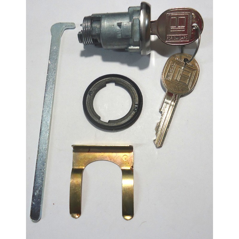 Buick 1955-1958 cerradura de maletero con 2 llaves GM auténticas