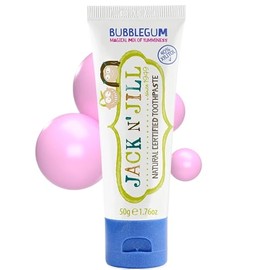 Jack N' Jill Natural Certified Toothpaste for Kids - Fluoride Free Kids & Toddlers Toothpaste, Gently Cleans Teeth, Helps Soothe Gums, 40% Xylitol, BP