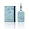 FZSECRIU Passport Holder, blue, Modern