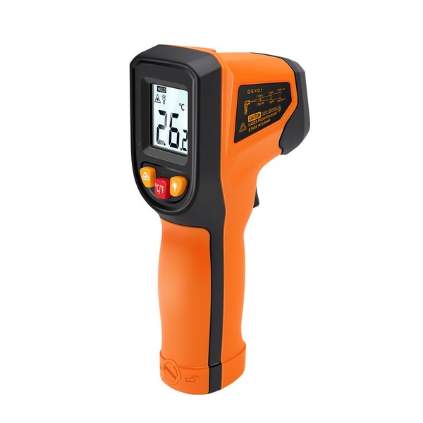 Infrared Thermometer Gun, ‑50~600℃ (‑58~1112℉) Non Contact Handheld IR Digital