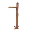 36 in. Debarked Teak Log Pole Waterfall Fountain