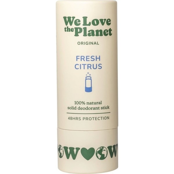 We Love The Planet Fresh Citrus Deodorant, Deodorant Stick (40g)